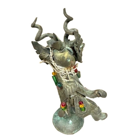 Japanese Warrior Metal Figurine Bead Embellishments Intricate Detailing - Picture 3 of 11